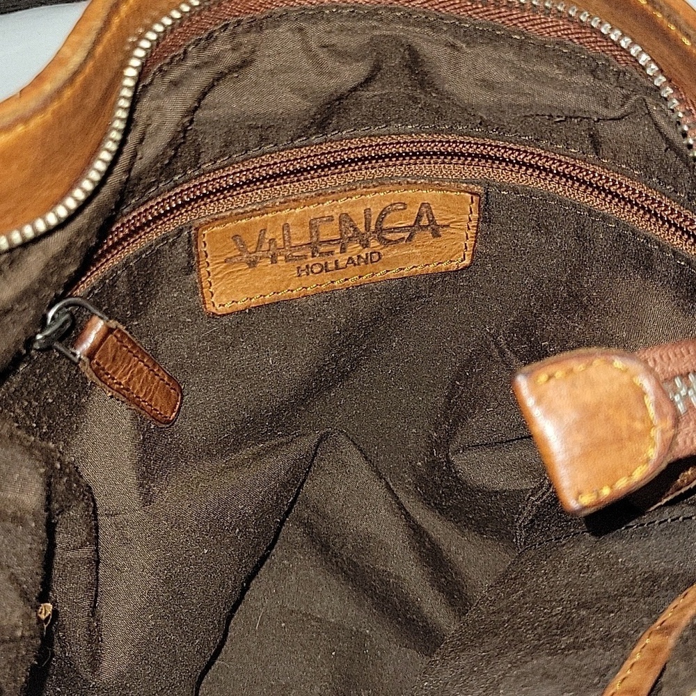 Vilenca Holland for Anthroplogie Brown Woven Leather Crossbody Shoulder Bag - Picture 11 of 12